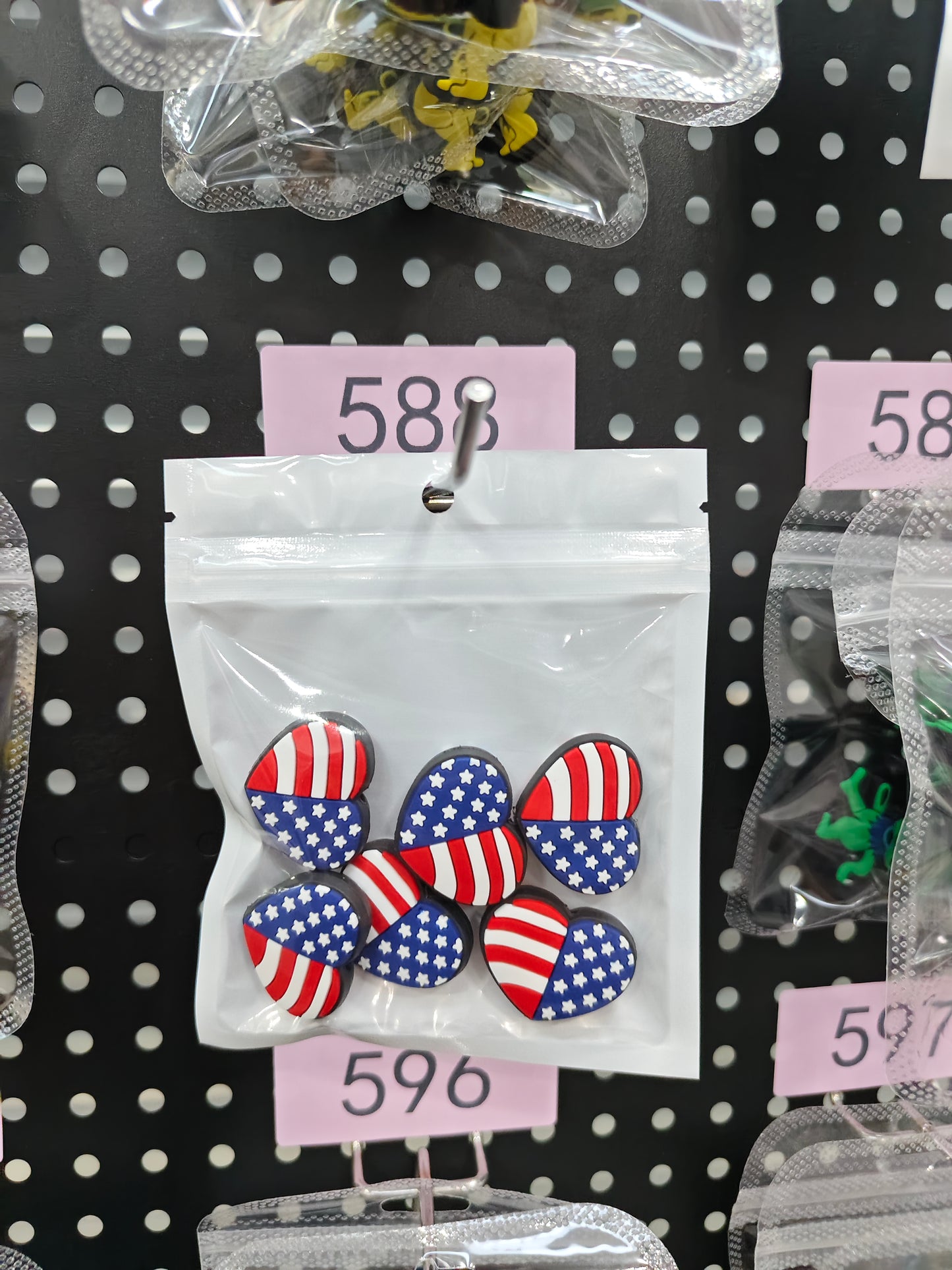 588 Heart 6pcs