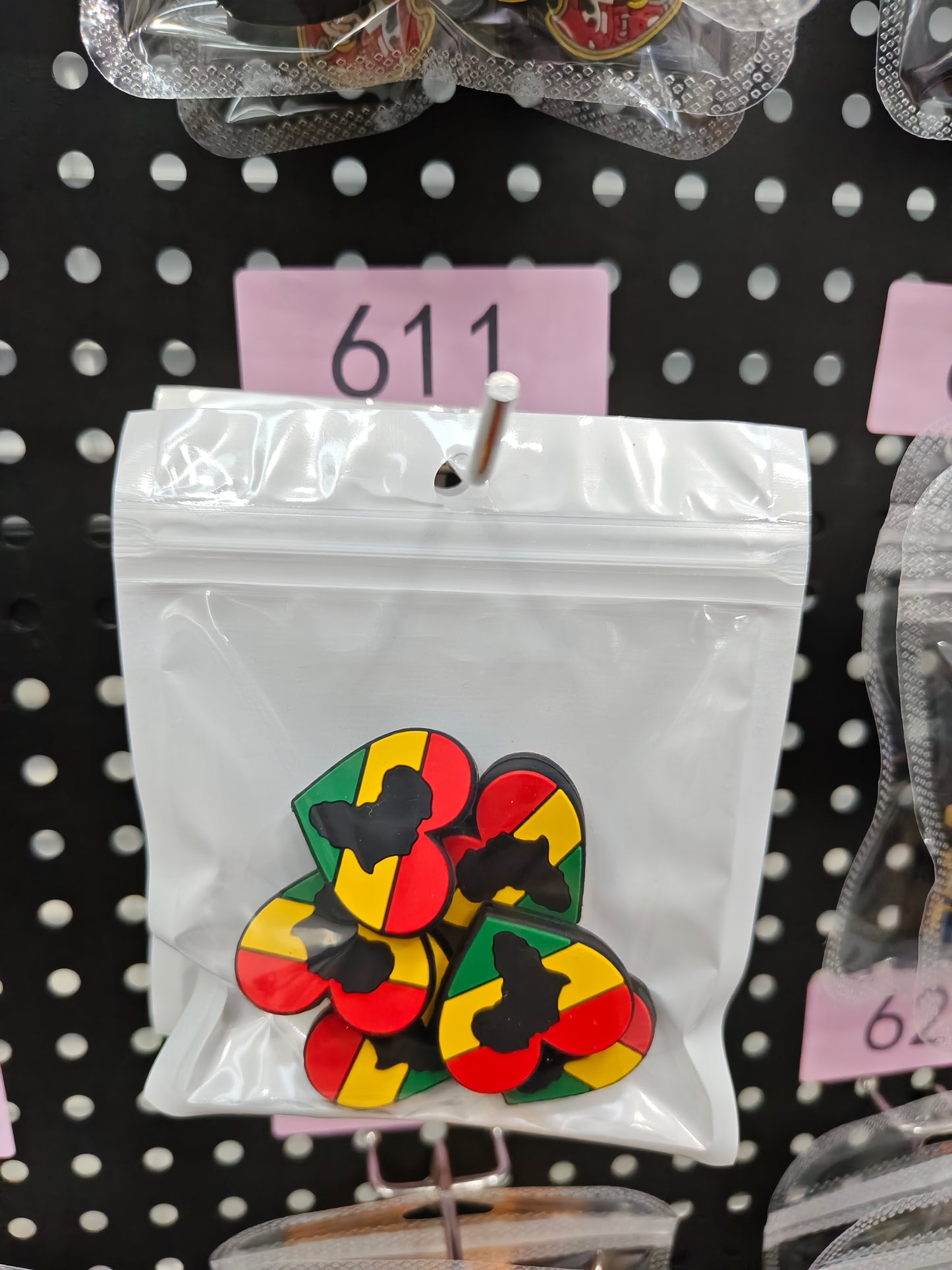 611 Heart 6pcs