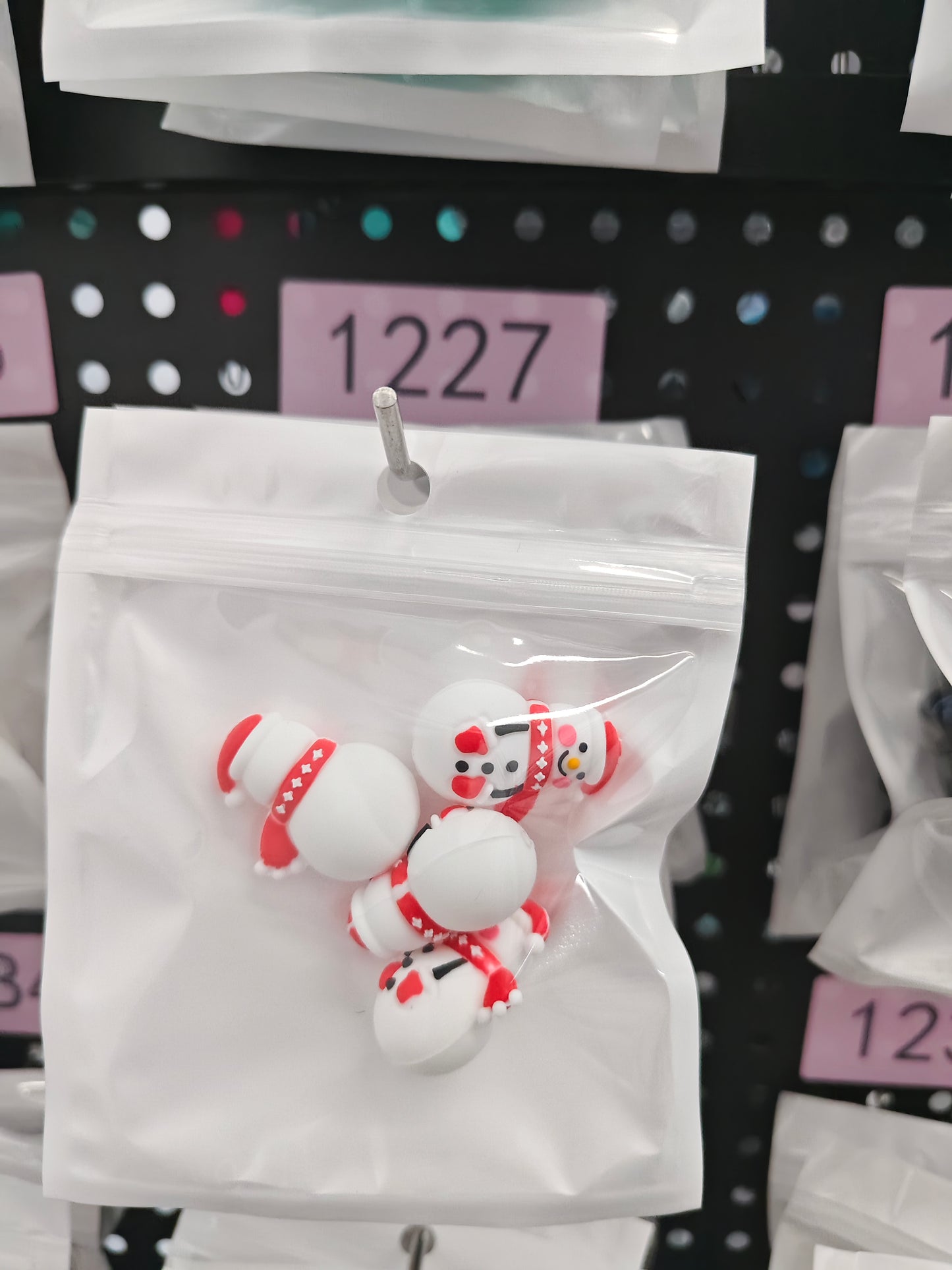 1227 3D Snowman 4pcs