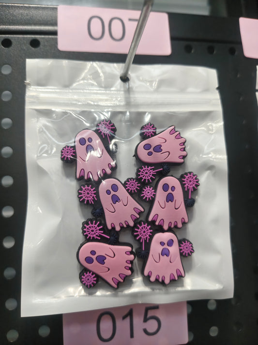 7 Pink ghost 6pcs