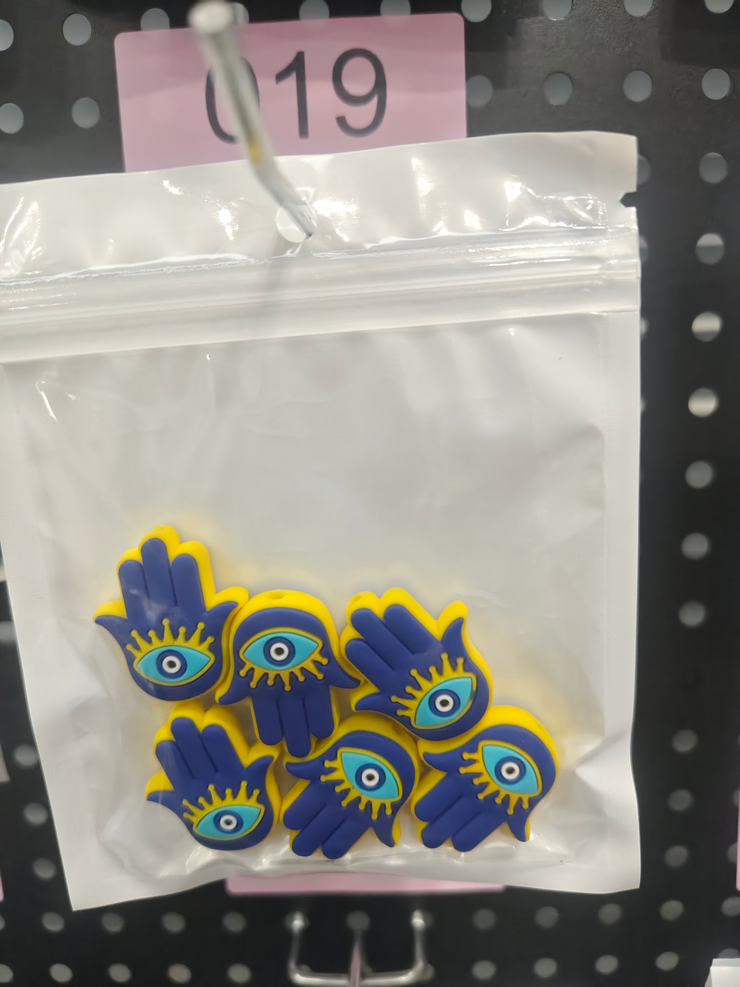 19 Evil eye hand 6pcs