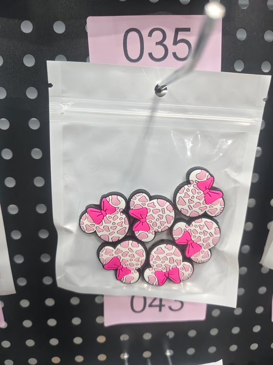 35 Mouse head 6pcs