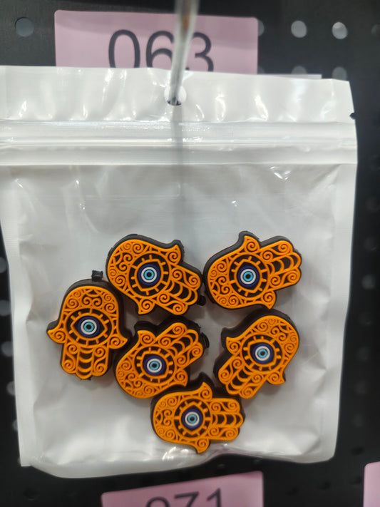 63 Evil eye 6pcs