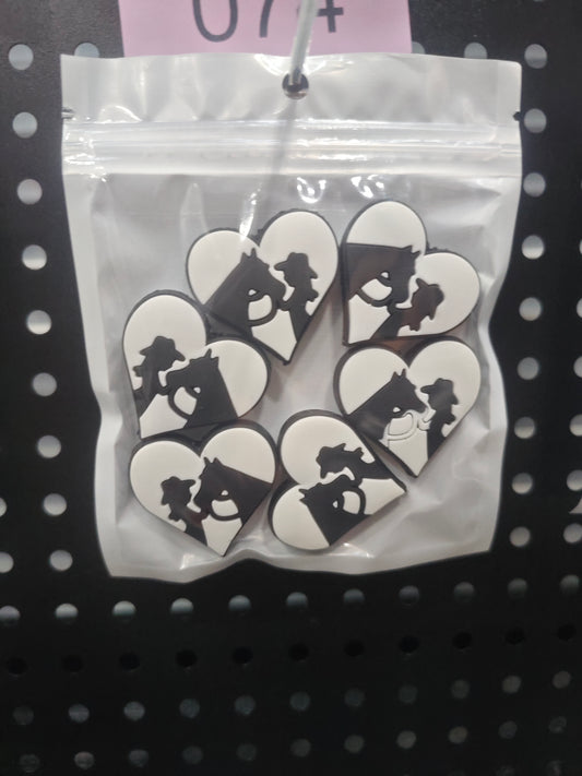 74 Heart 6pcs