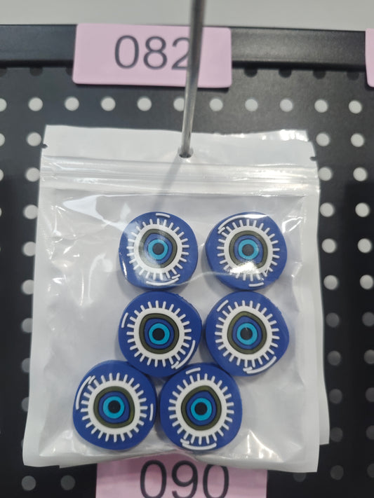 82 Evil eye 6pcs