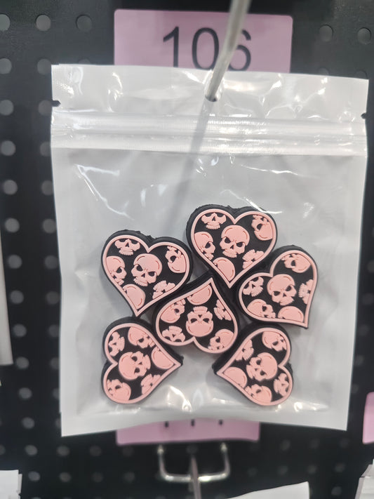 106  Heart 6pcs