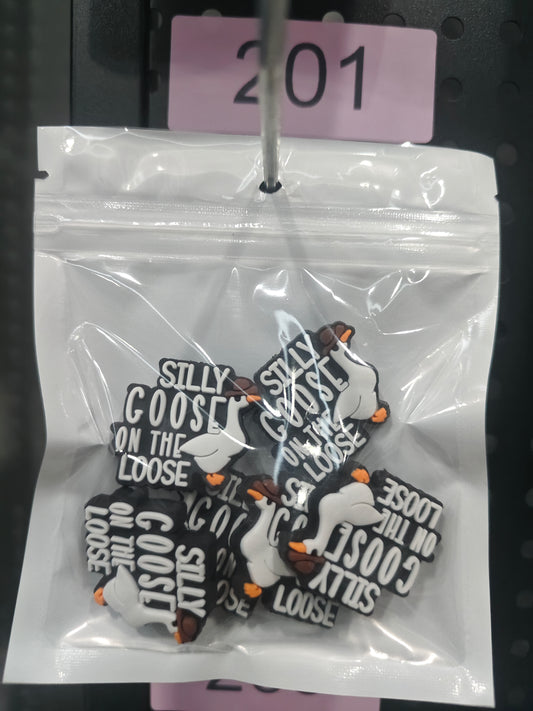 201 Silly goose on the loose 6pcs
