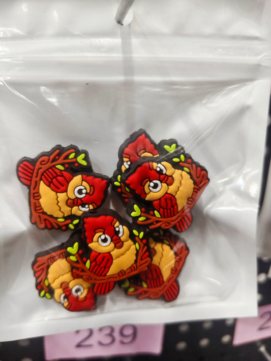 231 Red bird 6pcs