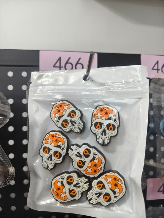 466 Skull 6pcs