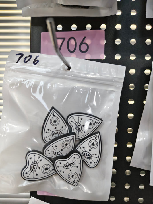 706 Evil eye 6pcs
