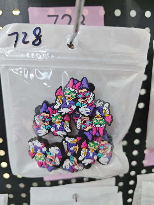 728 Duck and Mouse 6pcs