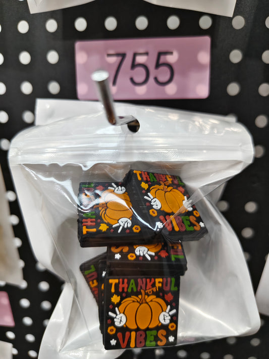755 Thankful vibes 6pcs