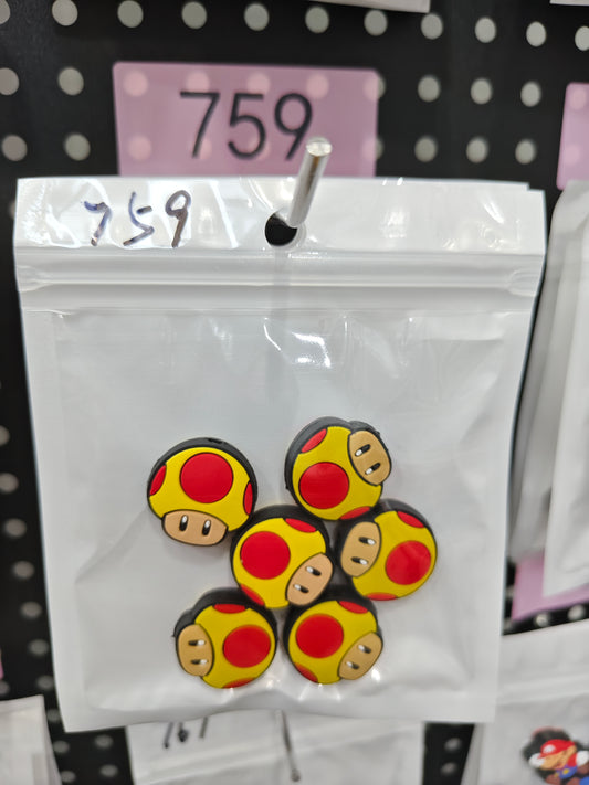 759 Mushroom 6pcs