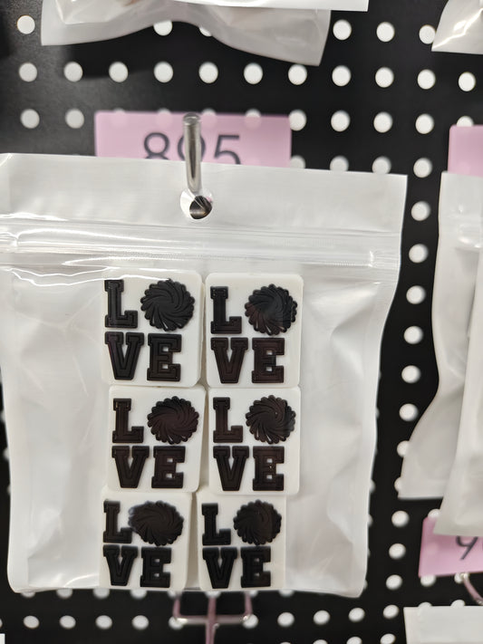 895 Love 6pcs