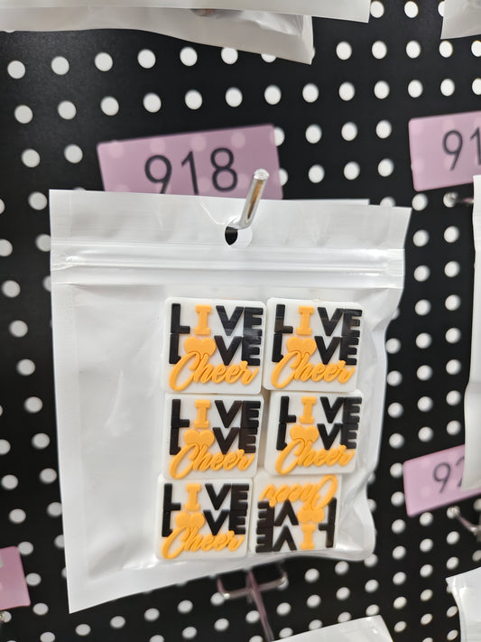 918 Live Love Cheer 6pcs