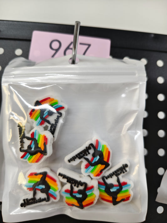 967 I love gymnastics 6pcs