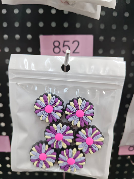 852 Flower 6pcs