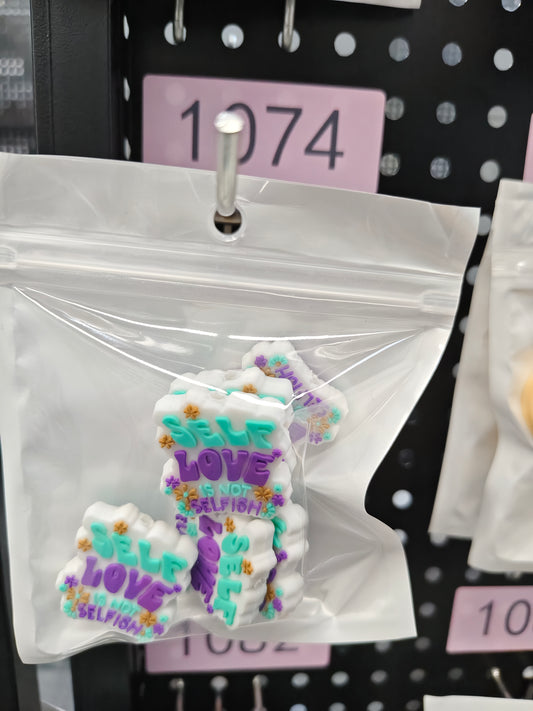 1074 Self love is not selfish 6pcs