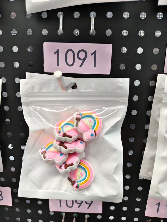 1091 Rainbow 6pcs