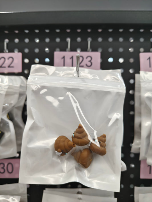 1123 3D Poo poo 4pcs