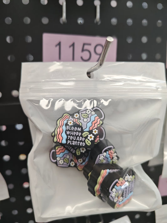 1159 Bloom where you are planted 6pcs