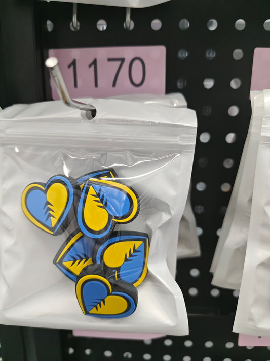 1170 Heart 6pcs