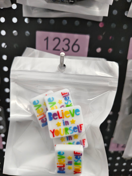 1236 Believe in yourself 6pcs