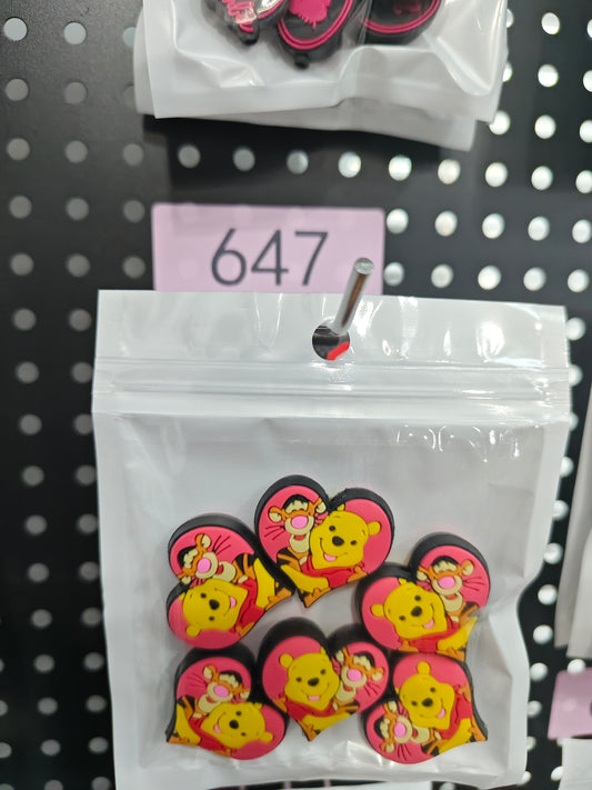 647 Winnie and Tiger 6pcs