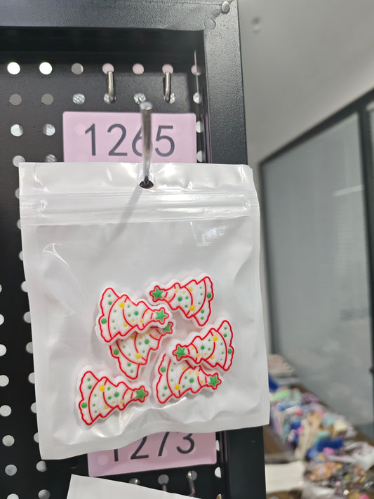 1265 Christmas tree 6pcs
