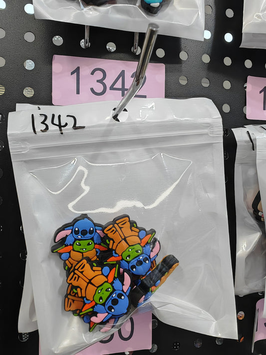 1342 Stitch Yoda 6pcs