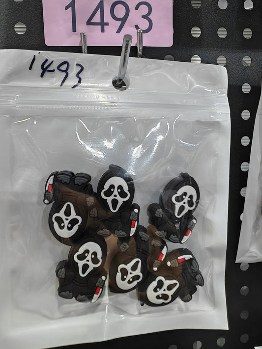1493 Ghost face 6pcs