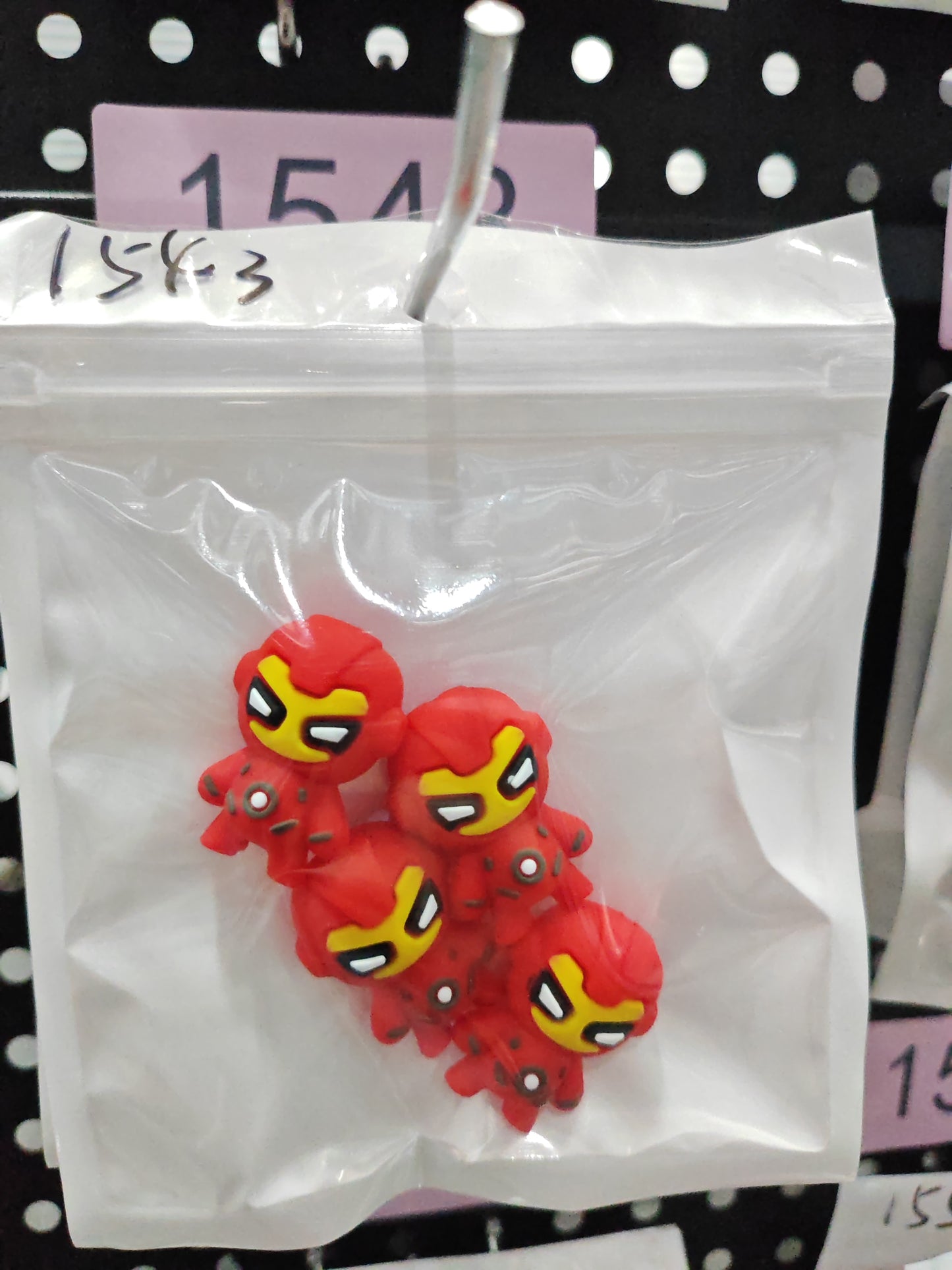 1543 3D Iron man 4pcs