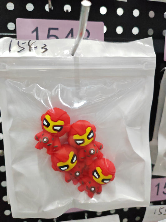 1543 3D Iron man 4pcs
