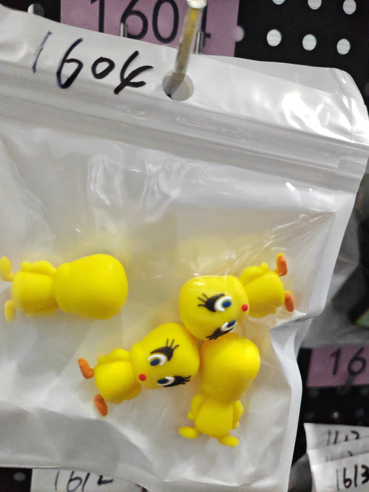 1604 3D Tweety bird 6pcs