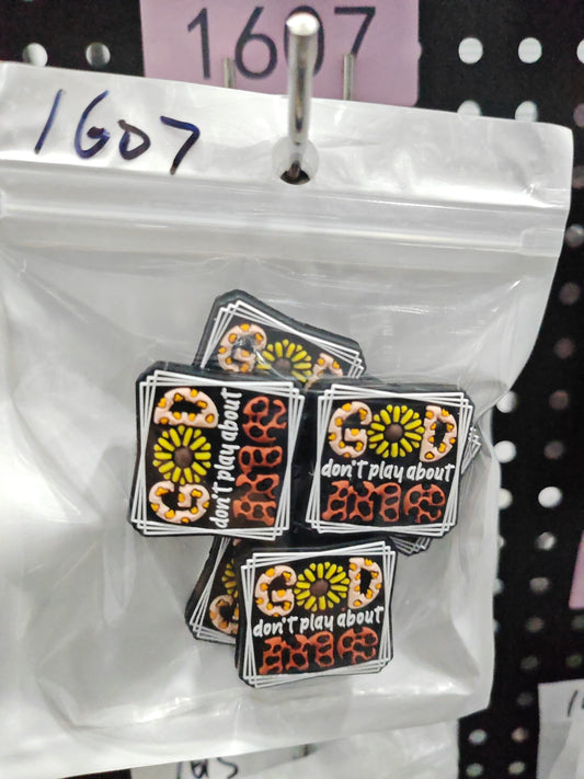 1607 God don't play about me 6pcs